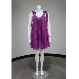 Sunday in Brooklyn purple pleated dress